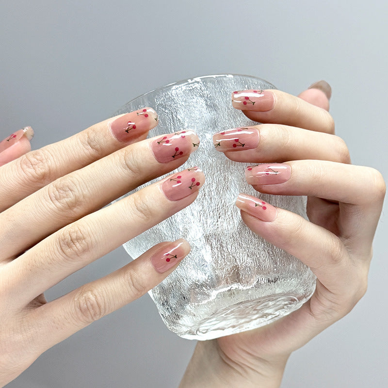 Semi-Cured UV Gel Nail Stickers with Various Designs