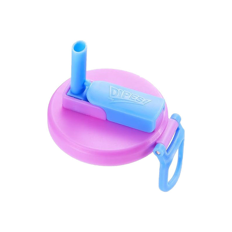 Silicone Can Lids with Straws 4-Pack