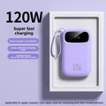 20000mAh Portable Power Bank with Built-in Cable